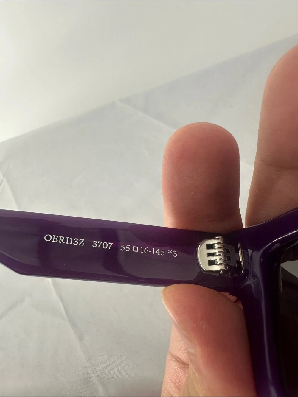 Off White purple Chandler sunglasses
